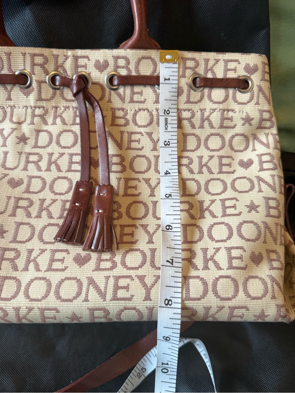Dooney & Bourke Tote with Tassels - Picture 11 of 14